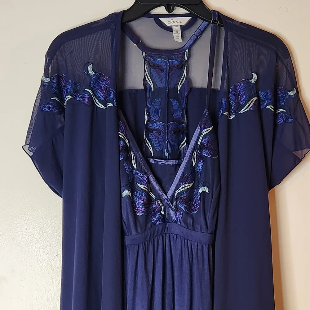 Soma Limited Edition Sweet Dreams Chemise and Matching Rob - Picture 8 of 8